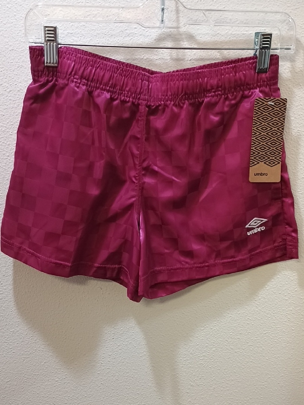 Umbro Kid's Fuchsia Athletic Shorts